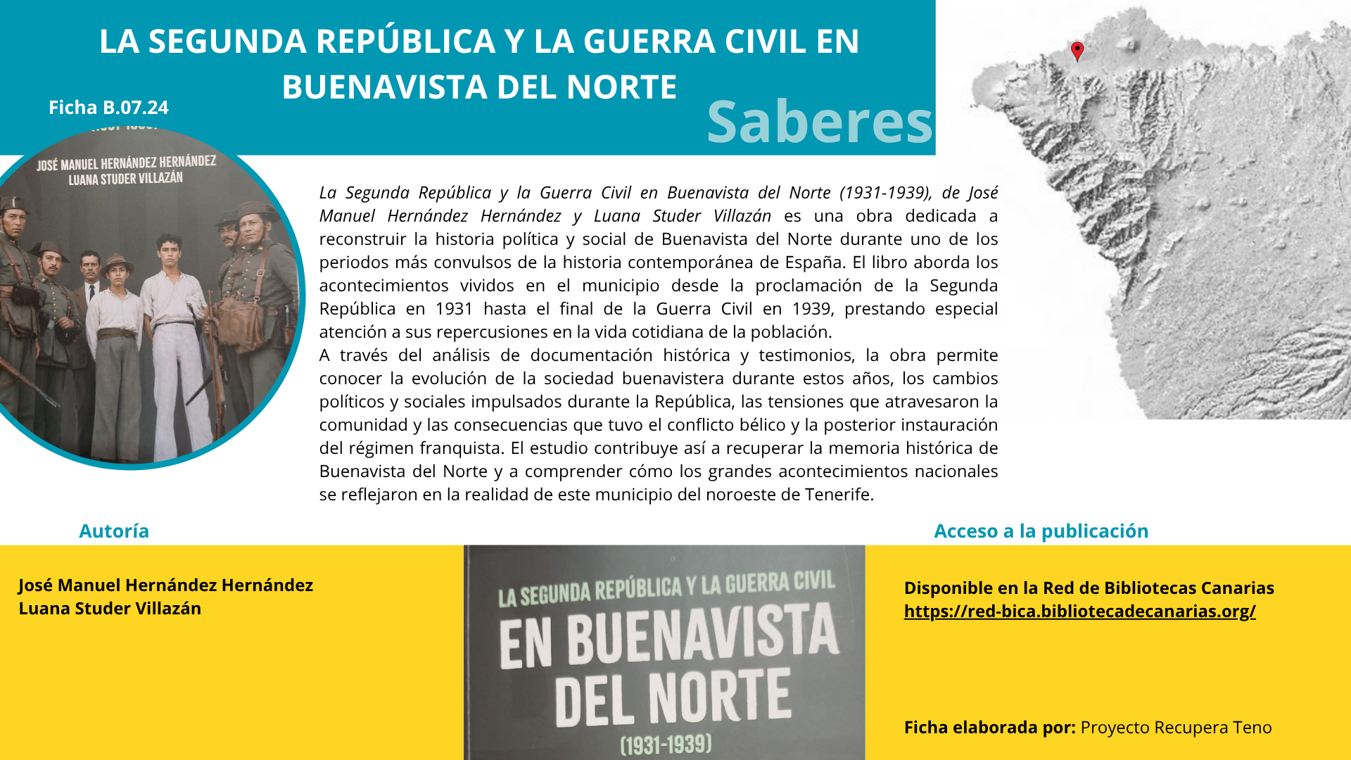 La Segunda Republica y la Guerra Civil en Buenavista